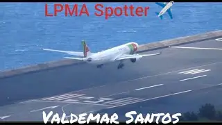 MAJESTIC TAP A330-900 LANDING VIEW FAR WAY FROM MADEIRA AIRPORT ✈️