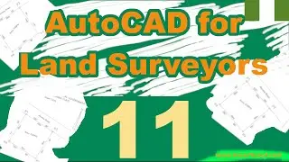 AutoCAD for Land Surveyors 011 -  Georeferencing and Digitizing Irrigation Farm Land