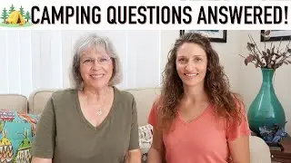 Answering Your Questions About "CAMPING" With My Mom! Q&A