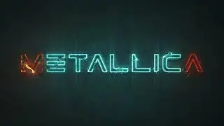 Neon Audio Visualizer (Metallica - For Whom the Bell Tolls) [After Effect]