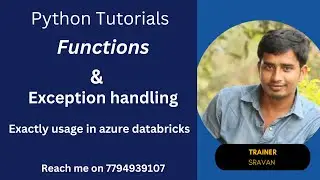 Python Functions | Python Exception Handling | Python tutorials