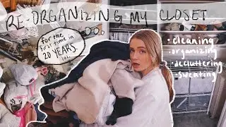 cleaning my closet for the first time in 20 years