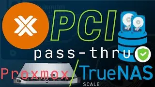 PCIe Passthrough on a Proxmox TrueNAS SCALE VM: Building a new 72TB NAS for our community!