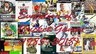 Evolution of graphics in Cricket video Games (1985-2018)