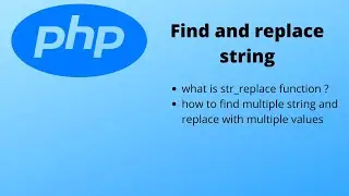 string replace function in php