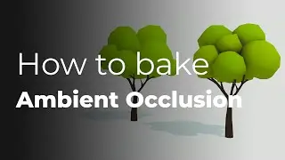 How to easily add ambient occlusion to models in Blender 2.8