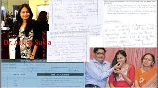 IAS/UPSC GIRLS TOPPER ARKITA SUKHLA AIR-4, MAINS ANSWER SHEET GENERAL STUDIES,