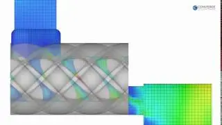 Screw Compressor Simulation with CONVERGE