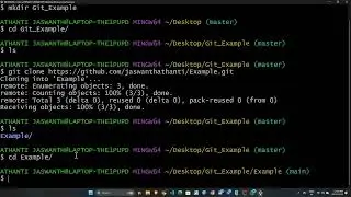 Creating Git Repository Remotely and cloning into local repository to commit changes