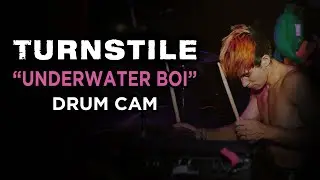 Turnstile | UNDERWATER BOI | Drum Cam (LIVE)