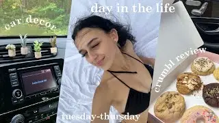 days in my life | car decorating, crumbl, friends and more