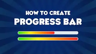 How To Create Animated Progress Bar For Quiz Videos | Loading Bar | 2024