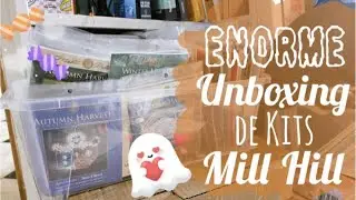 🧵✂️ENORME Unboxing Point de Croix 100% Kits MILL HILL !