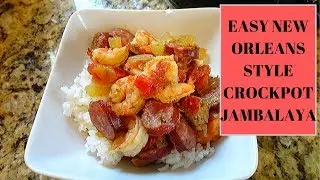 Easy New Orleans Style Crockpot Jambalaya
