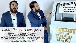 USDOT (DOT) Numero # Reglas Y Regulaciones Para Tu Vehículo Comercial | USDOT Regulations [SPANISH]