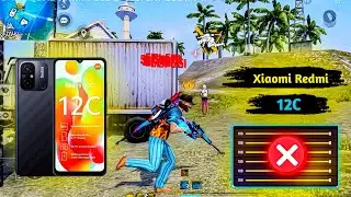 XIAOMI REDMI 12C⚙️SETTINGS⚡FREE FIRE HEADSHOT SENSITIVITY 2024 ♥️HUD + SENSI + DPI