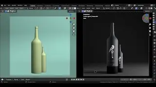 Modeling Wine Bottle in Blender 4.1 | Product Design