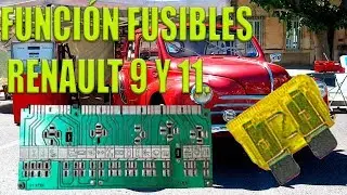 Meaning of Renault 9 and 11 fuses