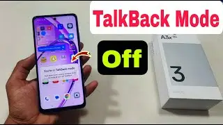 Oppo A3x 5g Talkback Off Kaise Karen | How To Turn Off Talkback in Oppo A3x 5g |