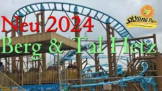 Berg & Tal Hetz neue Katapult Familien Achterbahn 2024 Skyline Park Allgäu onride front row