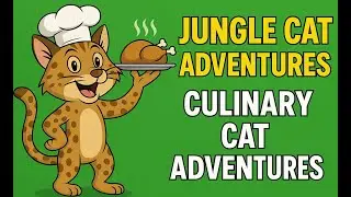 Jungle Cat Adventures Culinary Cat Adventures #catcomedy #ytshorts #catentertainment  #catvideos