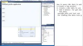 ASP.NET Web form with query XML files