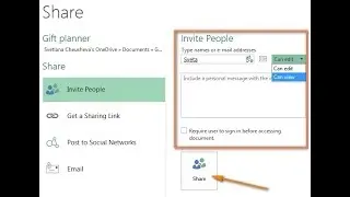 How to share excel file online