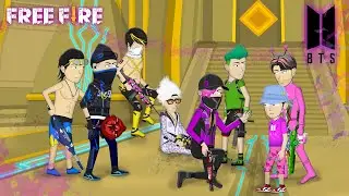 Animation Free Fire - Serious!! BTS Playing Free Fire - Yu Animation