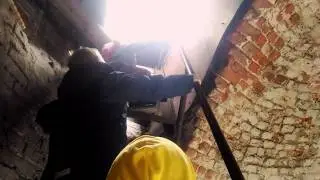 На колокольне в центре Москвы