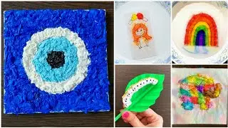 5 Easy Craft Ideas to do with Tissue paper