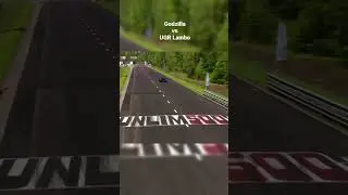 UGR Lambo gives GTR Godzilla a 1/2 mile lead…