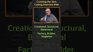 What are the different categories of design patterns? - Cracking the Java Coding Interview