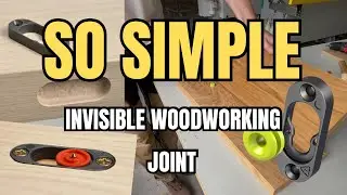 Invisible Woodworking Joint  | Is It Worth Using? Button-fix Type 1 Flush