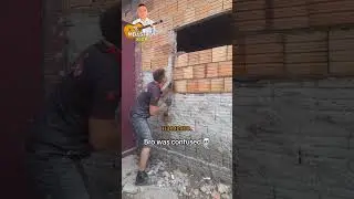 Вот как нужно прикалываться на стройке