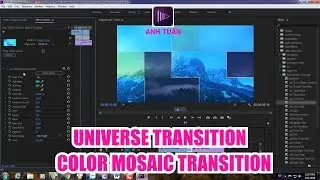 UNIVERSE TRANSITION:  COLOR MOSAIC TRANSITION