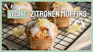 🍋 Saftige vegane Zitronenmuffins – ohne weißen Haushaltszucker
