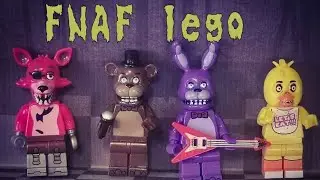 Fnaf _ lego фигурки (Бонни, Фокси, Чика, Фредди)