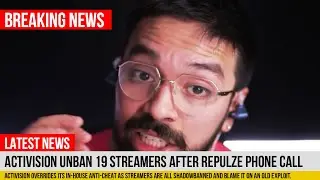 BREAKING NEWS: REPULLZE GETS 19 STREAMERS UNBANNED WITH ONE PHONE CALL