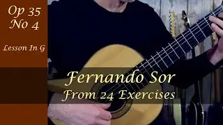 Sor Etude In G Major Op 35 No 4
