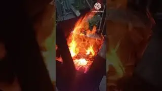 como fazer carvão vergetal no tambor na lage de casa kk
