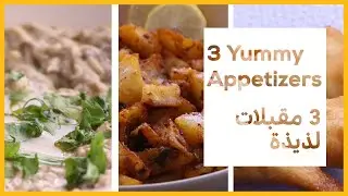 3 Fast & Delicious Appetizers -  ثلاث مقبلات لذيذة وسريعة التحضير في 20 دقيقة