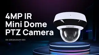DS-2DE2A404IW-DE3 Outdoor PTZ Camera | Home Use Security Camera | 4X Zoom PoE IP Camera 4MP