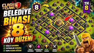 8 BELEDİYE BİNASI DÜZENİ!! (CLASH OF CLANS)