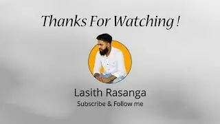 My outro design