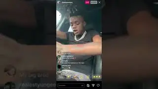 JayDaYoungan plays unreleased music ON LIVE