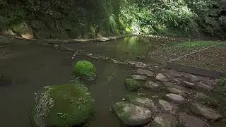 Cinematic   “ One miniltu movie -   小川 /small river .   Mavicair . . DJI. 横須賀市. Japan