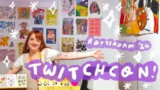 Twitchcon EU 2024 💜 Rotterdam Artist Alley Vlog ✨