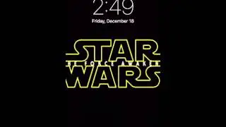 iPhone 6S Live Photos LockScreen (STAR WARS 7)