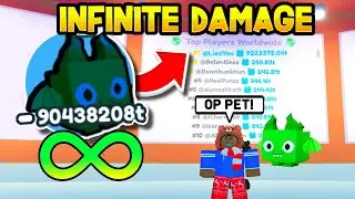 😱 OP INFINITE DAMAGE GLITCH PET NEEDS TO BE BANNED In Pet Simulator X!  (Roblox)