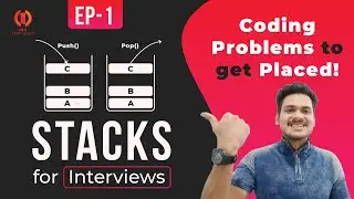 Stack Coding Interview Questions | Data Structures Learning Series Ep-1